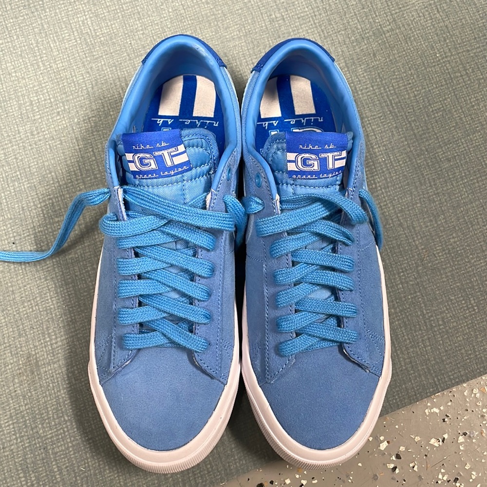 Nike Grant Taylor blue suede low top